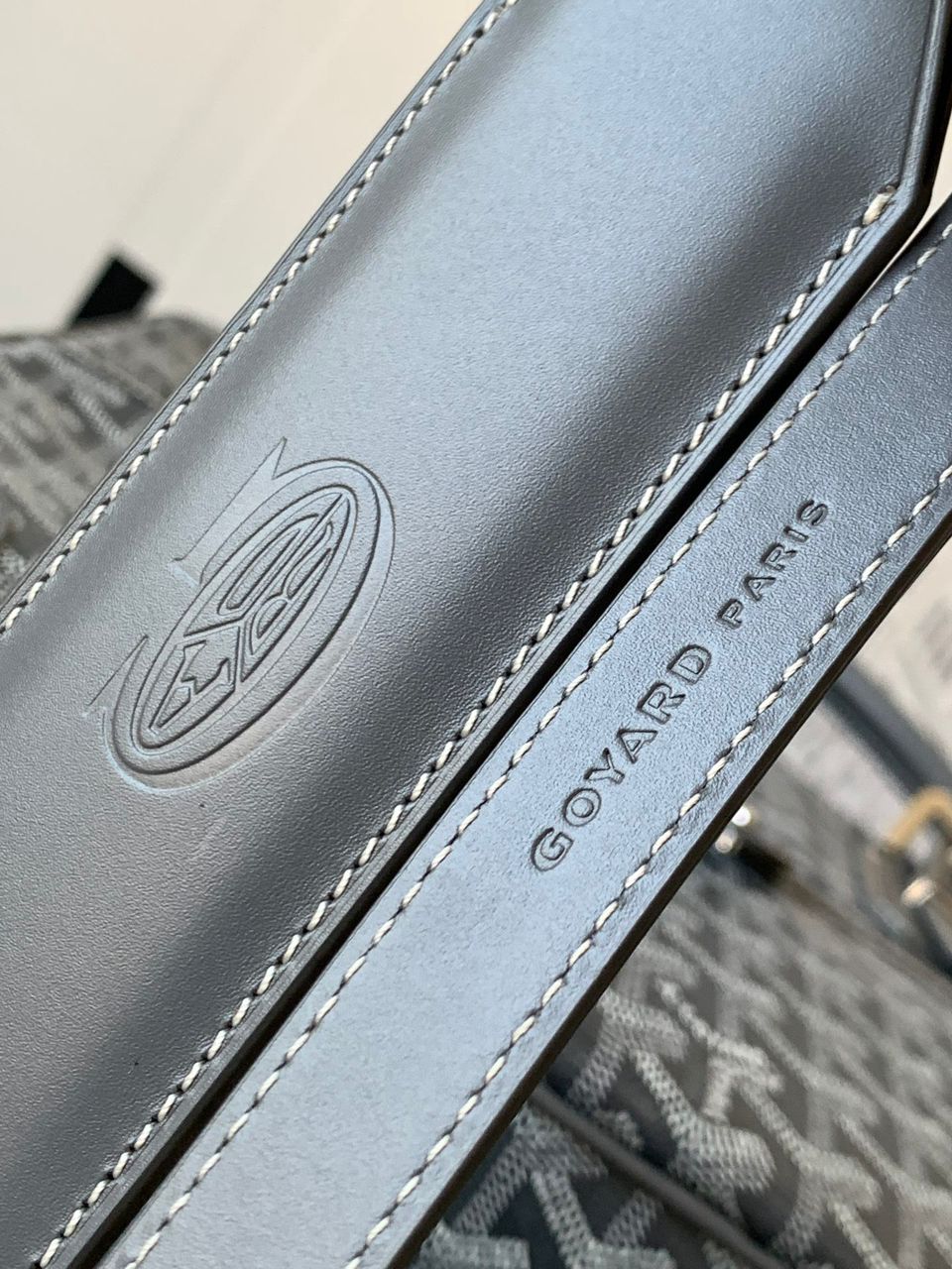 Sac Goyard - gris - Porte-documents haut de gamme style Ambassadeur - Toile à chevrons
 | 7A SUPER | QUALITÉ ORIGINALE | ENSEMBLE COMPLET