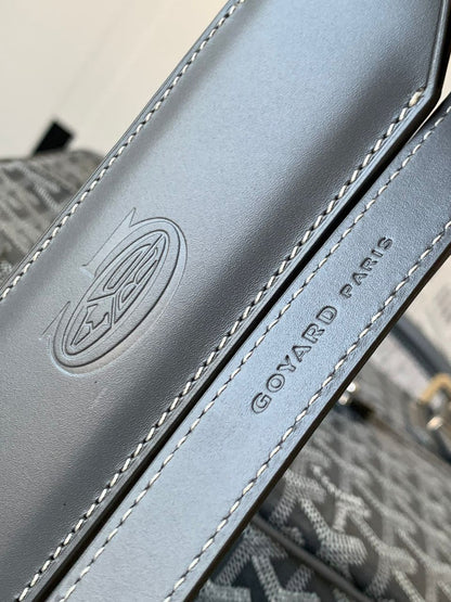 Sac Goyard - gris - Porte-documents haut de gamme style Ambassadeur - Toile à chevrons
 | 7A SUPER | QUALITÉ ORIGINALE | ENSEMBLE COMPLET