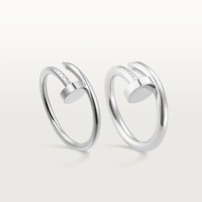 Cartier Juste un Clou Ring | Schlichter Nagelring Weißgold/Silber