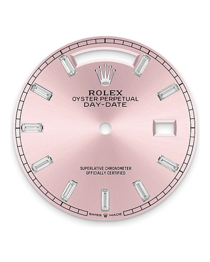 Rolex Day-Date Pink Dial, 36mm White Gold President - U1 FACTORY - AUTOMATIK