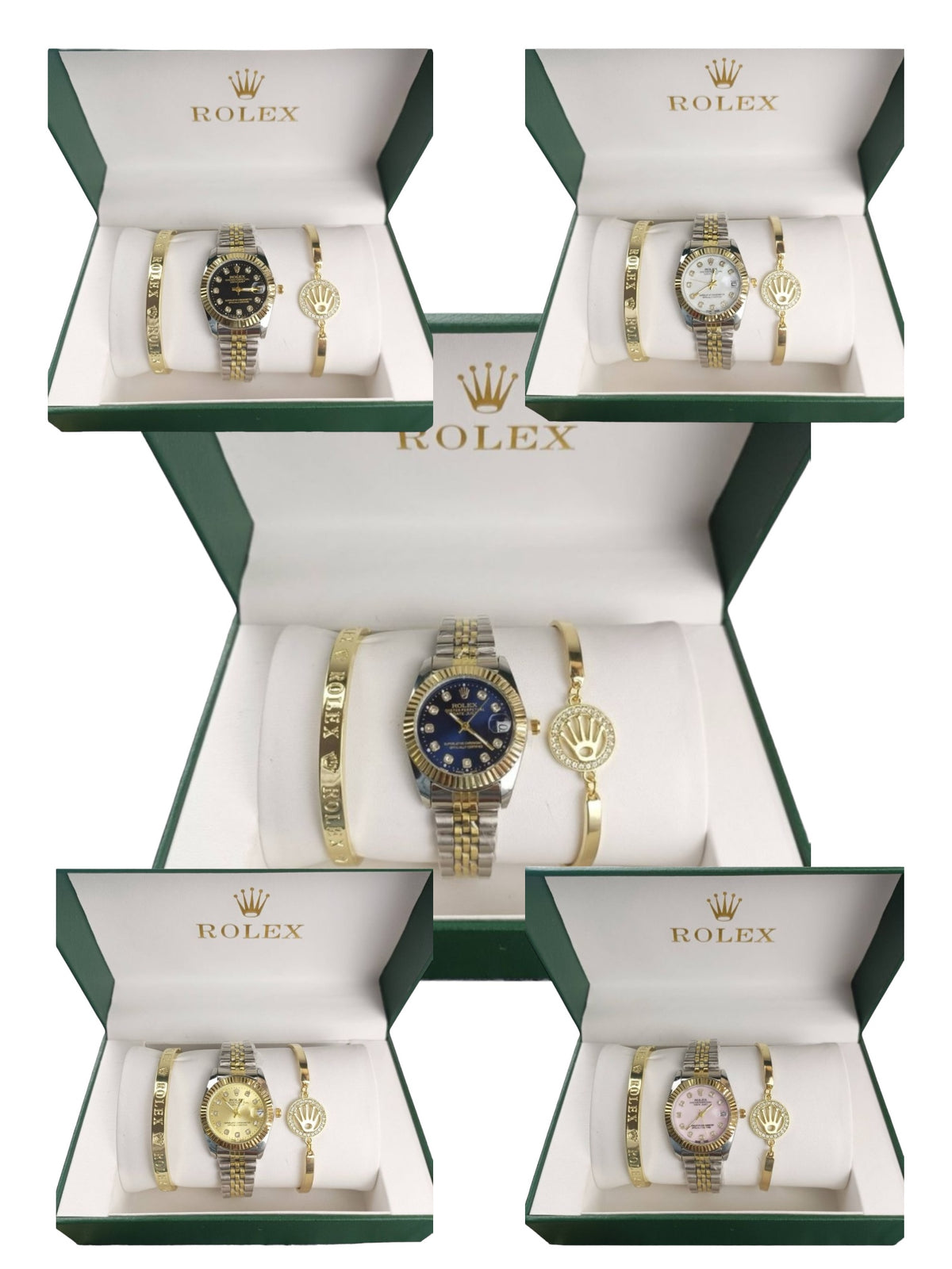 ROLEX SET | WATCH + 2 STRAPES + BOX | UNISEX