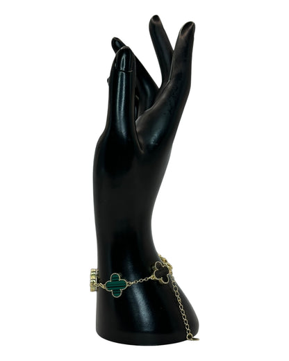 Van Cleef & Arpels Alhambra Armband mit Kleeblättern Mehrfarbig