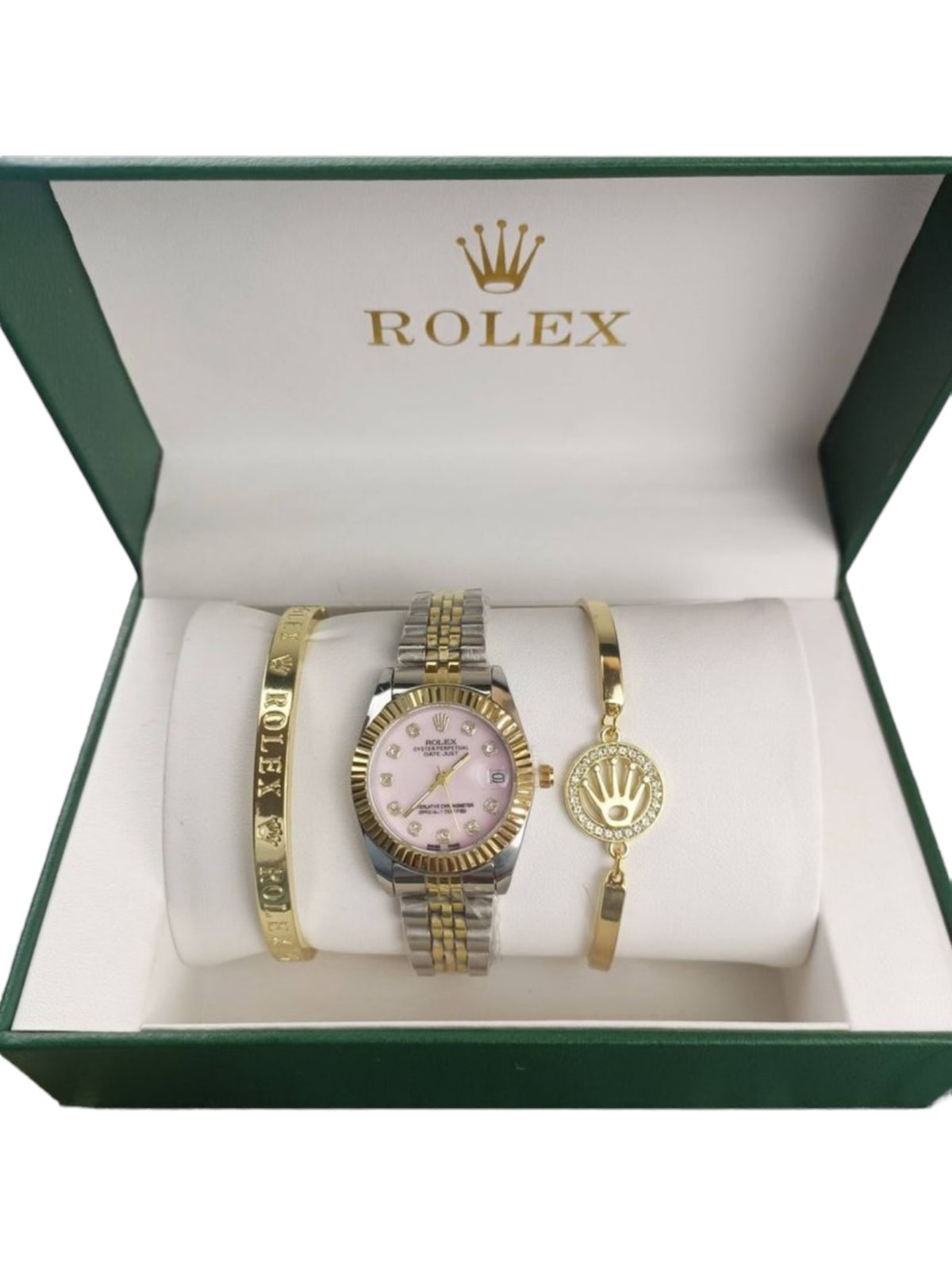 ROLEX SET | WATCH + 2 STRAPES + BOX | UNISEX