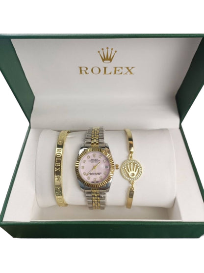 ROLEX SET | WATCH + 2 STRAPES + BOX | UNISEX