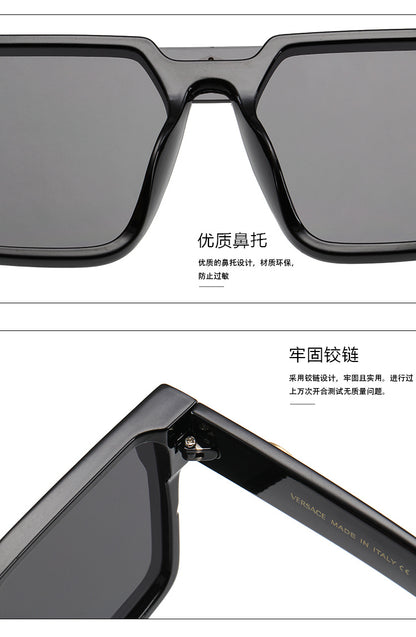 VERSACE GEOMETRIC SHIELD SUNGLASSES – FULL SET – 1:1 HIGH END