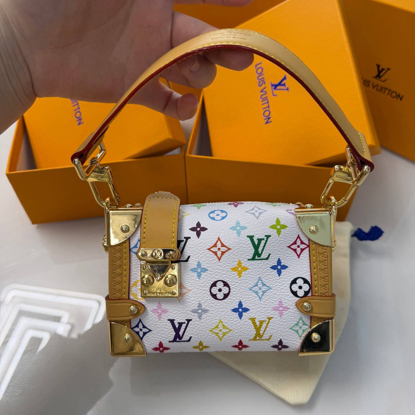 LOUIS VUITTON PETITE MALLE HANDTASCHEN – Full Set  - 1:1 HIGH END