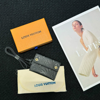 LOUIS VUITTON CARDHOLDER NECKLACE – Full Set  - 1:1 HIGH END