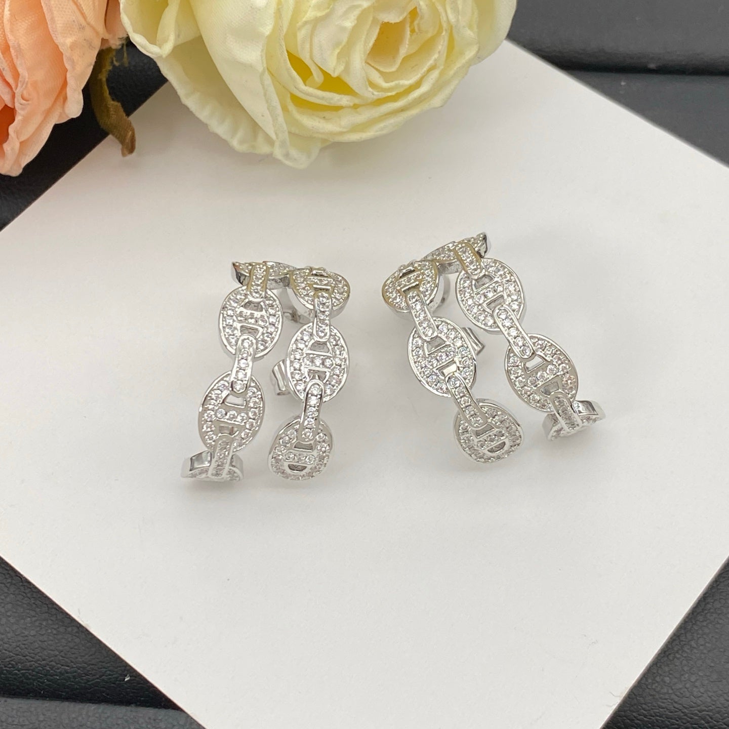 HERMÈS CHAINE D'ANCRE EARINGS – Full Set  - 1:1 HIGH END