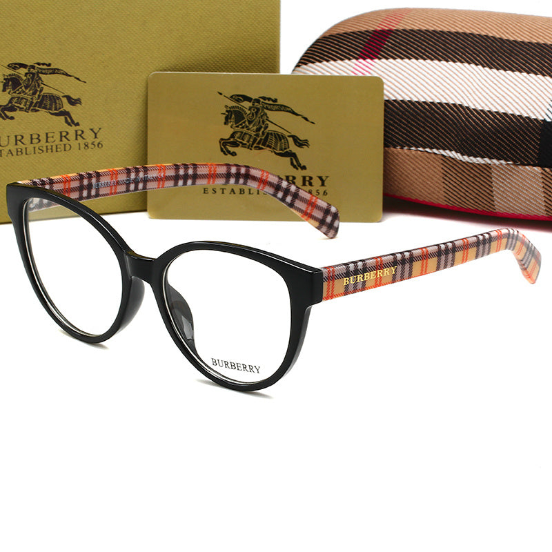 BURBERRY PLAID TEMPLE OPTICAL GLASSES – FULL SET – 1:1 HIGH END