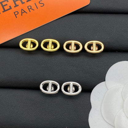 HERMÈS CHAINE D'ANCRE EARINGS – Full Set - 1:1 HIGH END