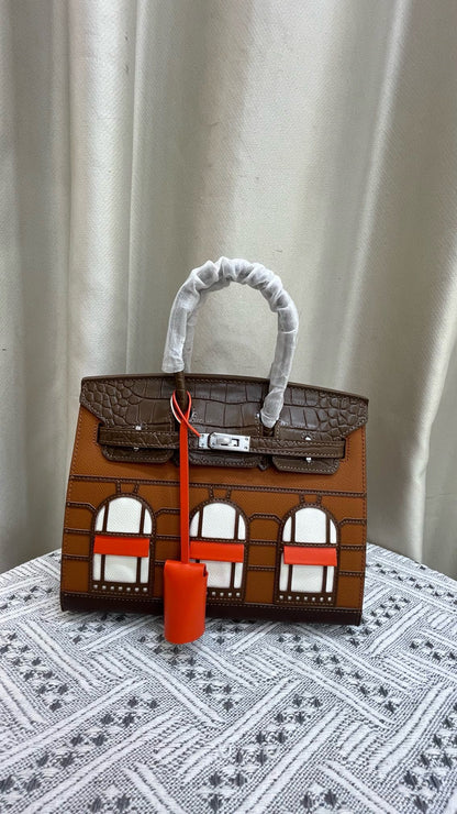 HERMÈS BIRKIN Hermès "Snow" Faubourg Birkin Sellier 30 Neige Matte Alligator Palladium Hardware Limited Edition  - 1:1 HIGH END