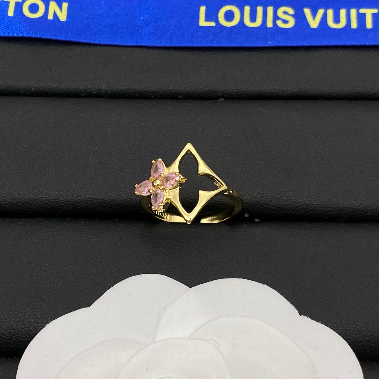 LOUIS VUITTON PINK BLOSSOM RING – Full Set - 1:1 HIGH END