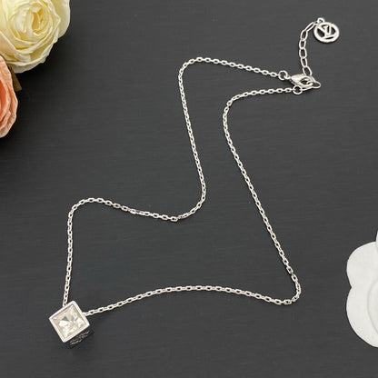 LOUIS VUITTON LV CUBE NECKLACE – FULL SET - 1:1 HIGH END