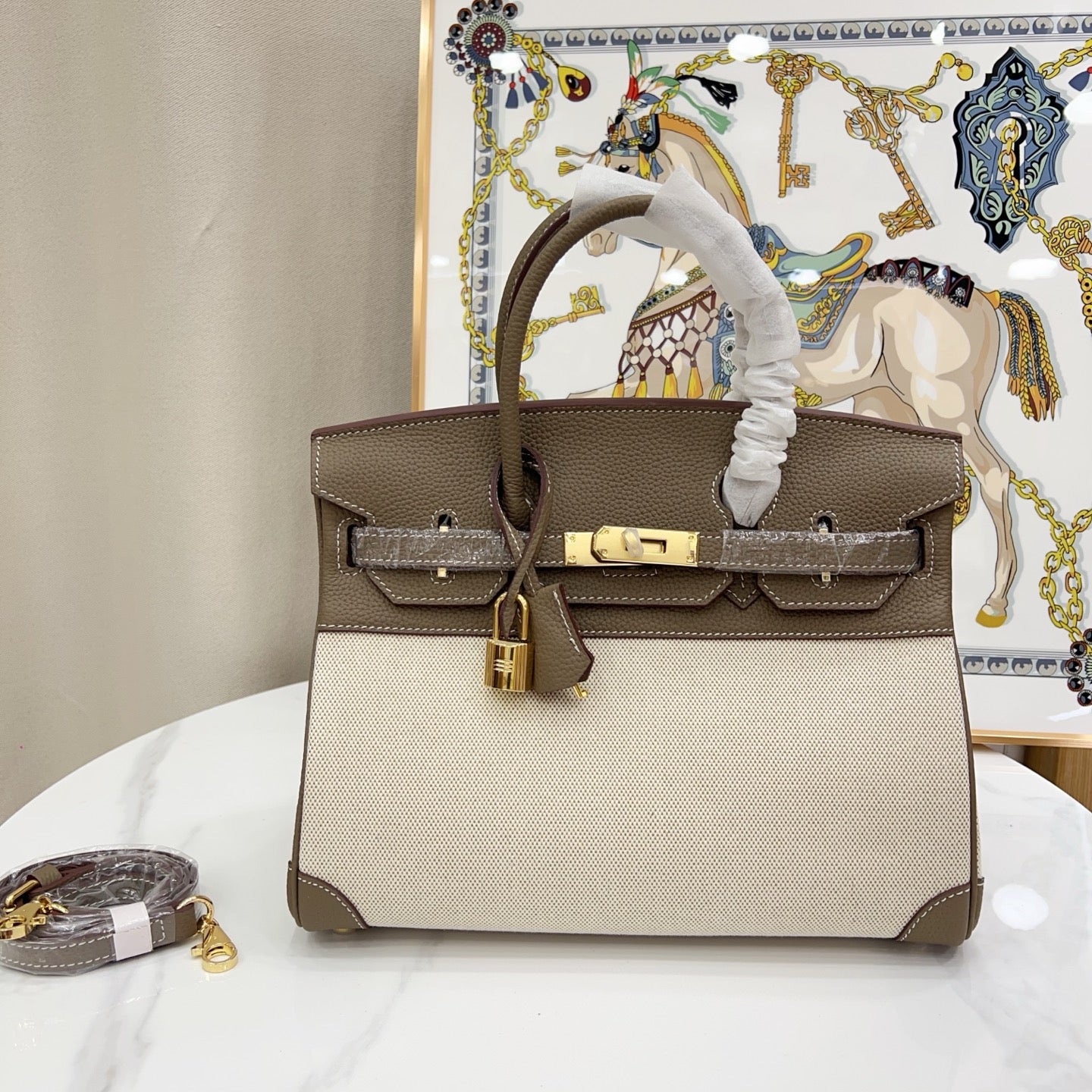 HERMÈS BIRKIN FRAY SWIFT 30CM TASCHE - 1:1 HIGH END