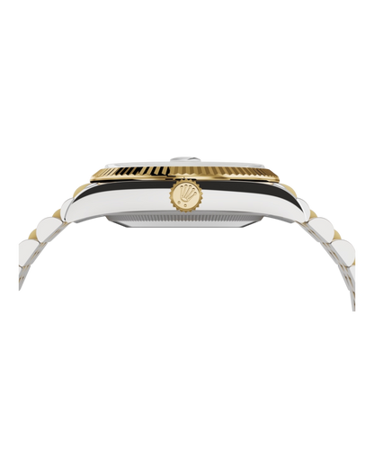 Rolex Datejust Champagne Dial with Diamond Markers, Fluted Bezel, 36mm Two-Tone Jubilee - U1 FACTORY - AUTOMATIK