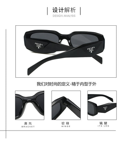 PRADA GEOMETRIC SUNGLASSES – FULL SET – 1:1 HIGH END