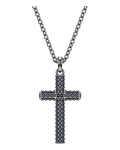 Swarovski Anhänger mit dunklem Kreuz