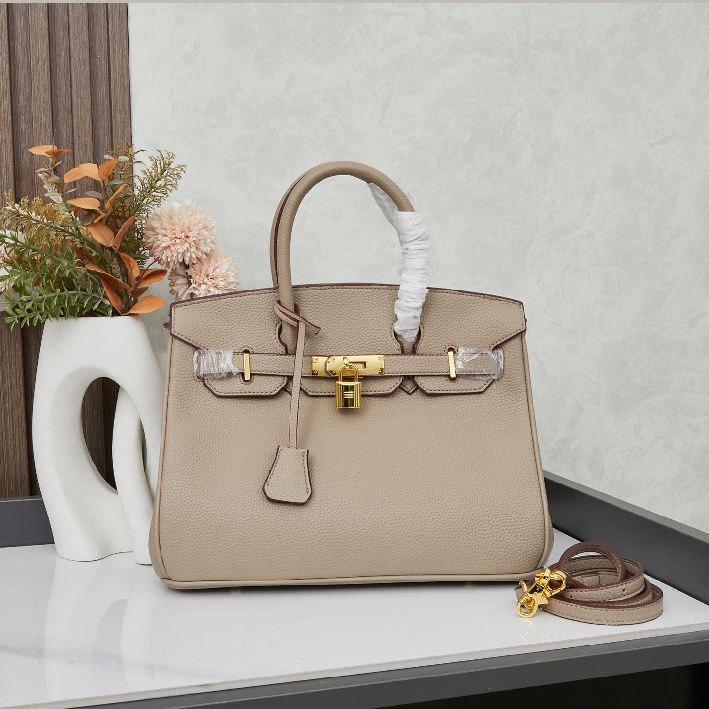 HERMÈS BIRKIN 30 EPSOM GRIS ASPHALT HAND TASTHE - 1:1 HIGH END