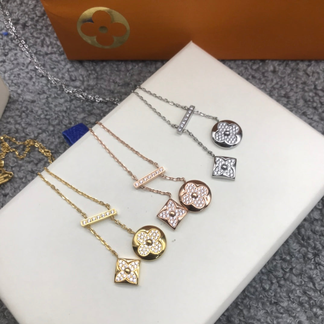 LOUIS VUITTON IDYLLE BLOSSOM NECKLACE  – Full Set  - 1:1 HIGH END
