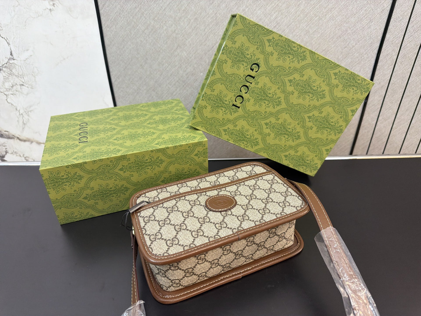 GUCCI GG SUPREME MINI SHOULDER BAG – FULL SET – 1:1 HIGH END