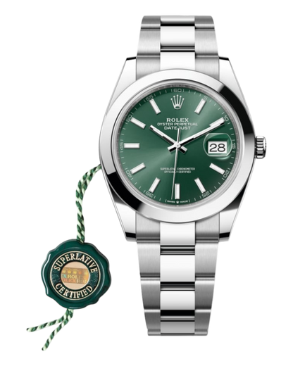 Rolex Datejust 41mm Green Dial Oyster - U1 FACTORY - AUTOMATIK