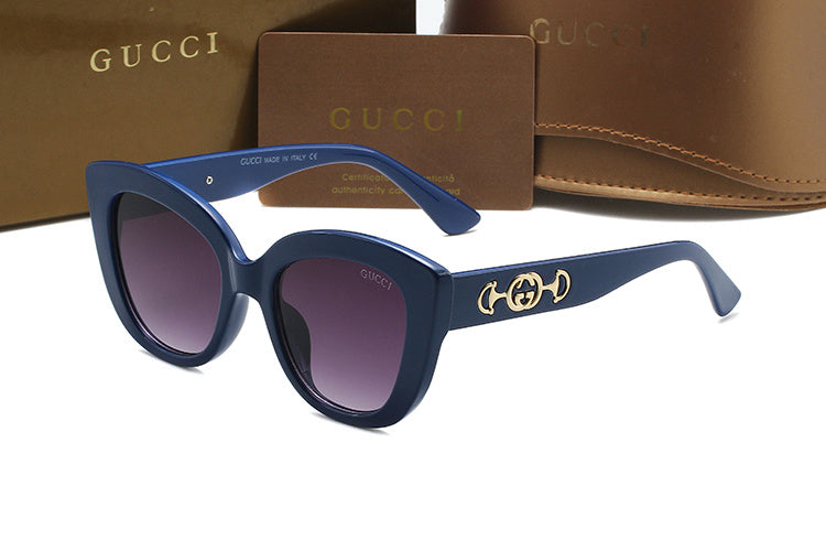 GUCCI ROUND CAT EYE SUNGLASSES – FULL SET – 1:1 HIGH END