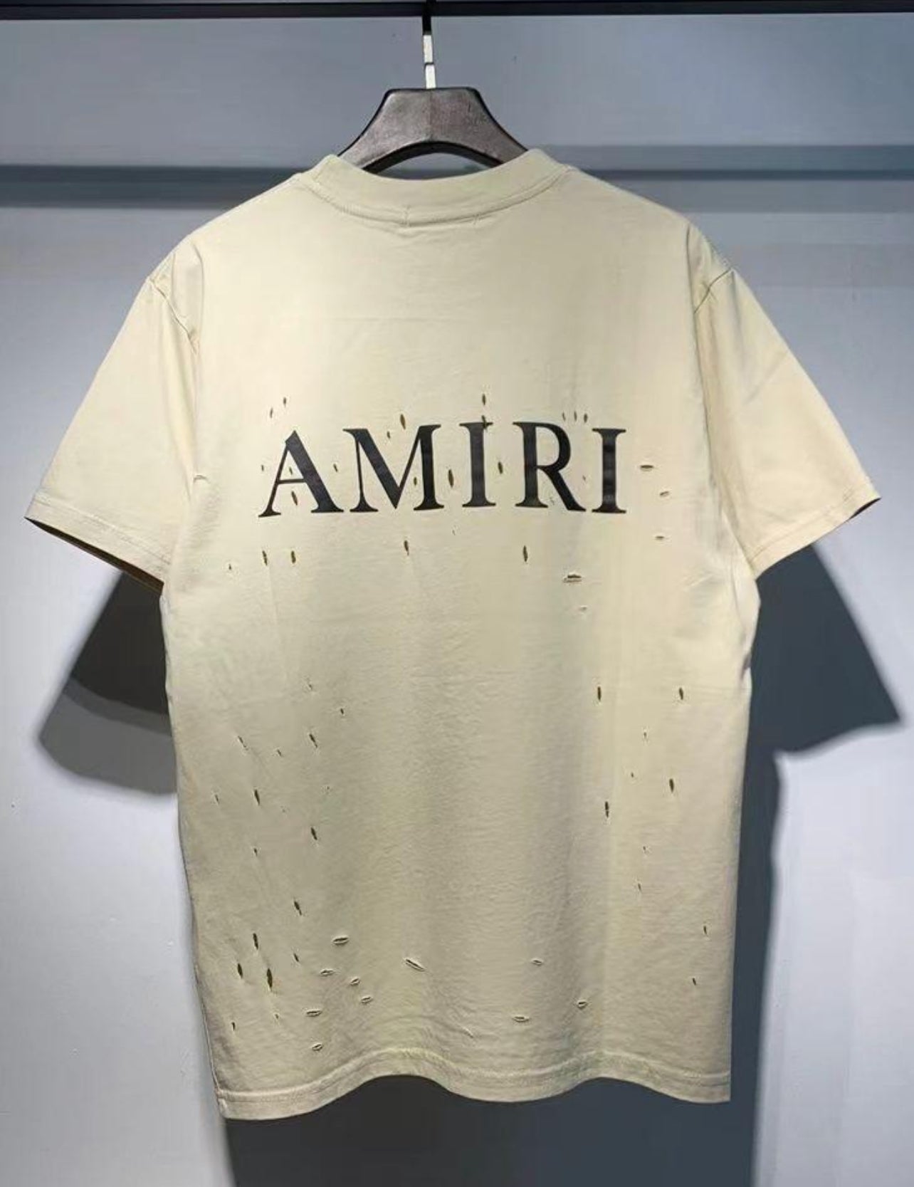 AMIRI T-SHIRT SCHWARZ , BEIGE • HIGH QUALITY ( DROPSHIPPING PRODUKT )