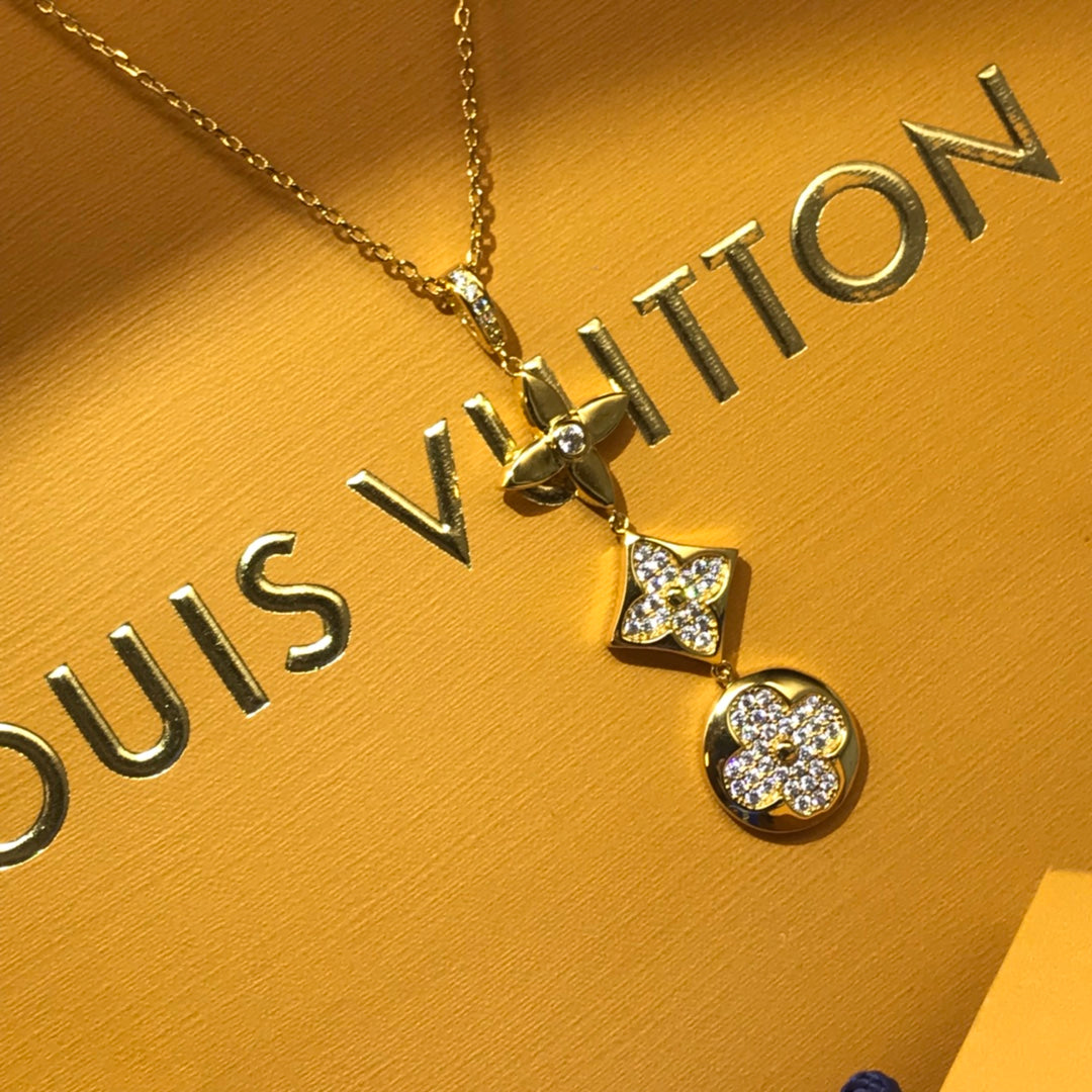 LOUIS VUITTON COLOR BLOSSOM NECKLACE  – Full Set  - 1:1 HIGH END
