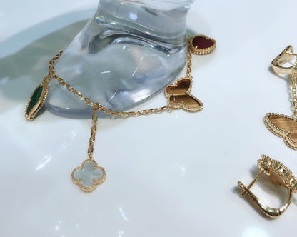 VAN CLEEF&ARPELS BUTTERFLY NECKLACE/BRACELET/EARINGS – Full Set  - 1:1 HIGH END