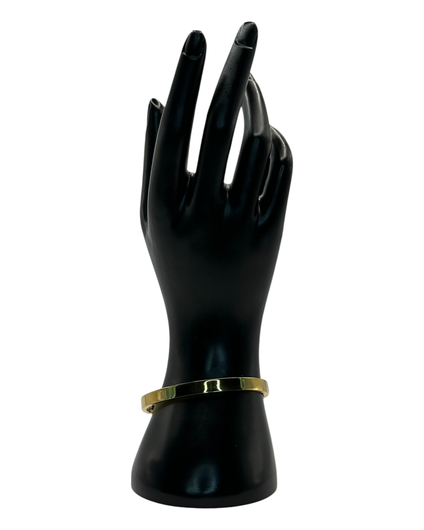 Tiffany & Co. Armreif mit Zirkonia & Herz-Anhänger, Gold