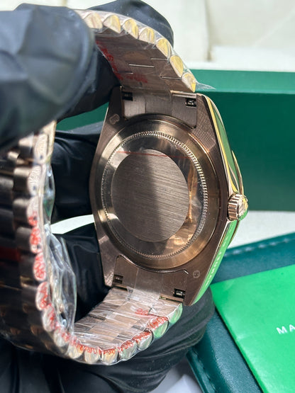 Rolex Day-Date Brown Dial, 40mm Rose Gold President - U1 FACTORY - AUTOMATIK