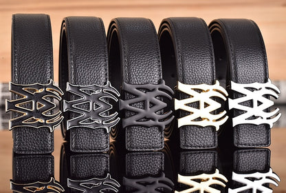 AMIRI MA LOGO RETRO LYCHEE LEATHER BELT– 1:1 HIGH END