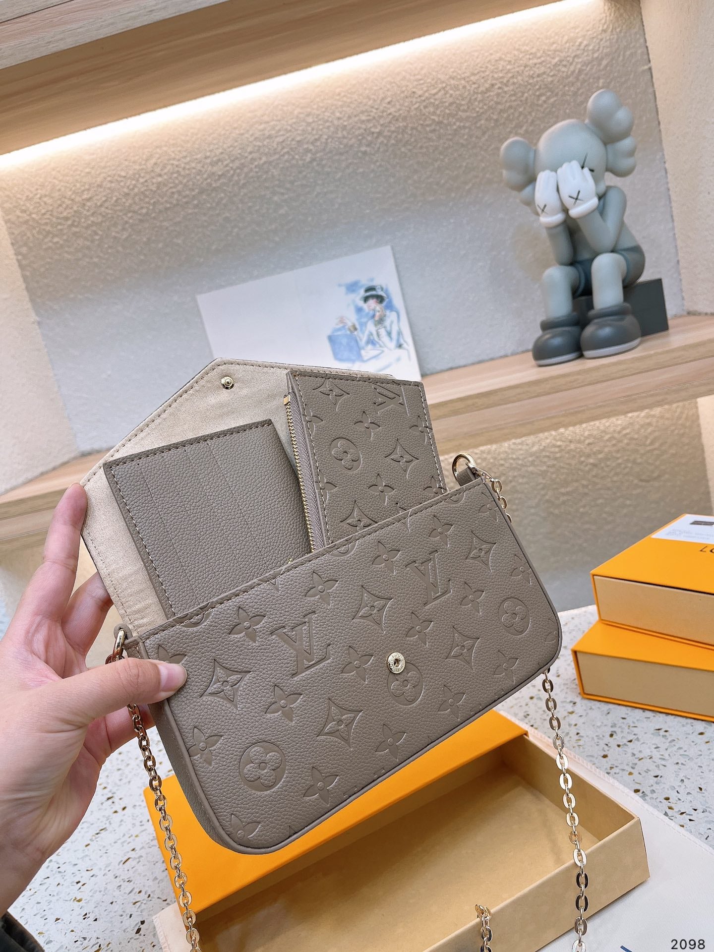 LOUIS VUITTON POCHETTE FÉLICIE – Full Set  - 1:1 HIGH END