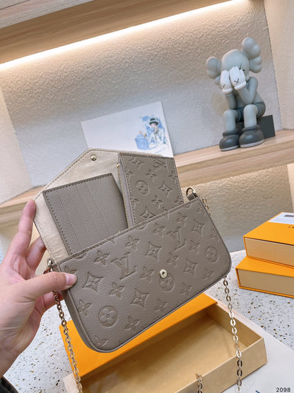 LOUIS VUITTON POCHETTE FÉLICIE – Full Set  - 1:1 HIGH END