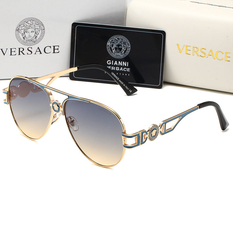 VERSACE LION HEAD SQUARE FRAME GLASSES – FULL SET – 1:1 HIGH END