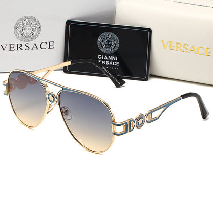 VERSACE LION HEAD SQUARE FRAME GLASSES – FULL SET – 1:1 HIGH END