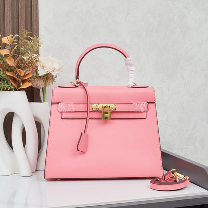 HERMÈS SCHULTERTASCHE KELLY 28CM FEU RETOURNE GOLD - 1:1 HIGH END