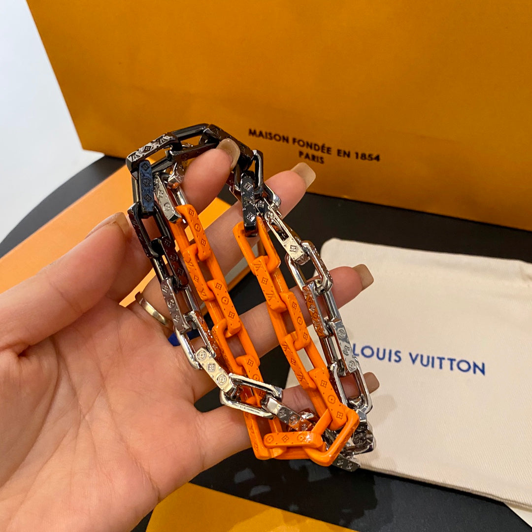 LOUIS VUITTON WORLD TOUR BRACELET/NECKLACE  – Full Set  - 1:1 HIGH END