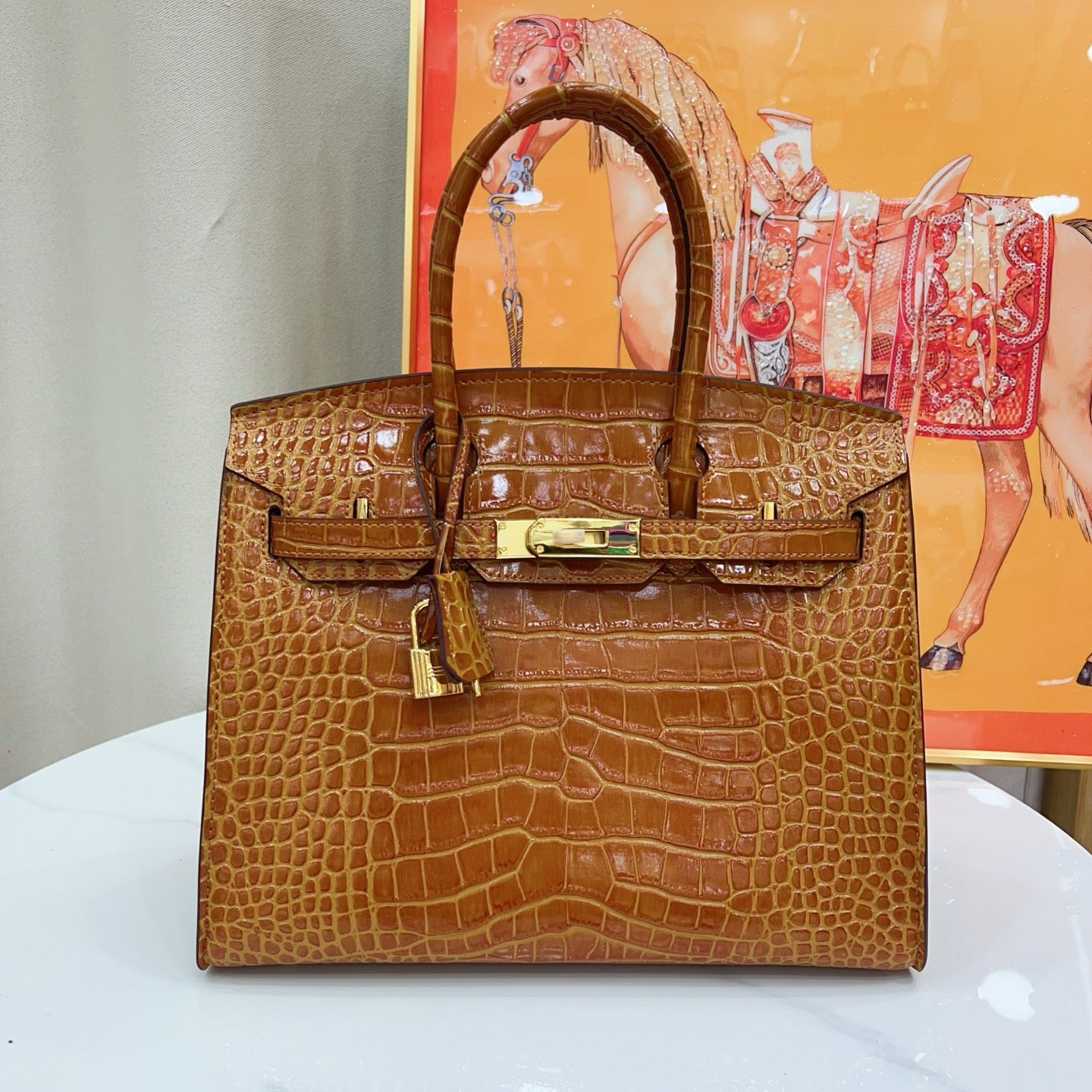 HERMÈS BIRKIN 30CM CROCODILE GOLD HARDWARE - 1:1 HIGH END