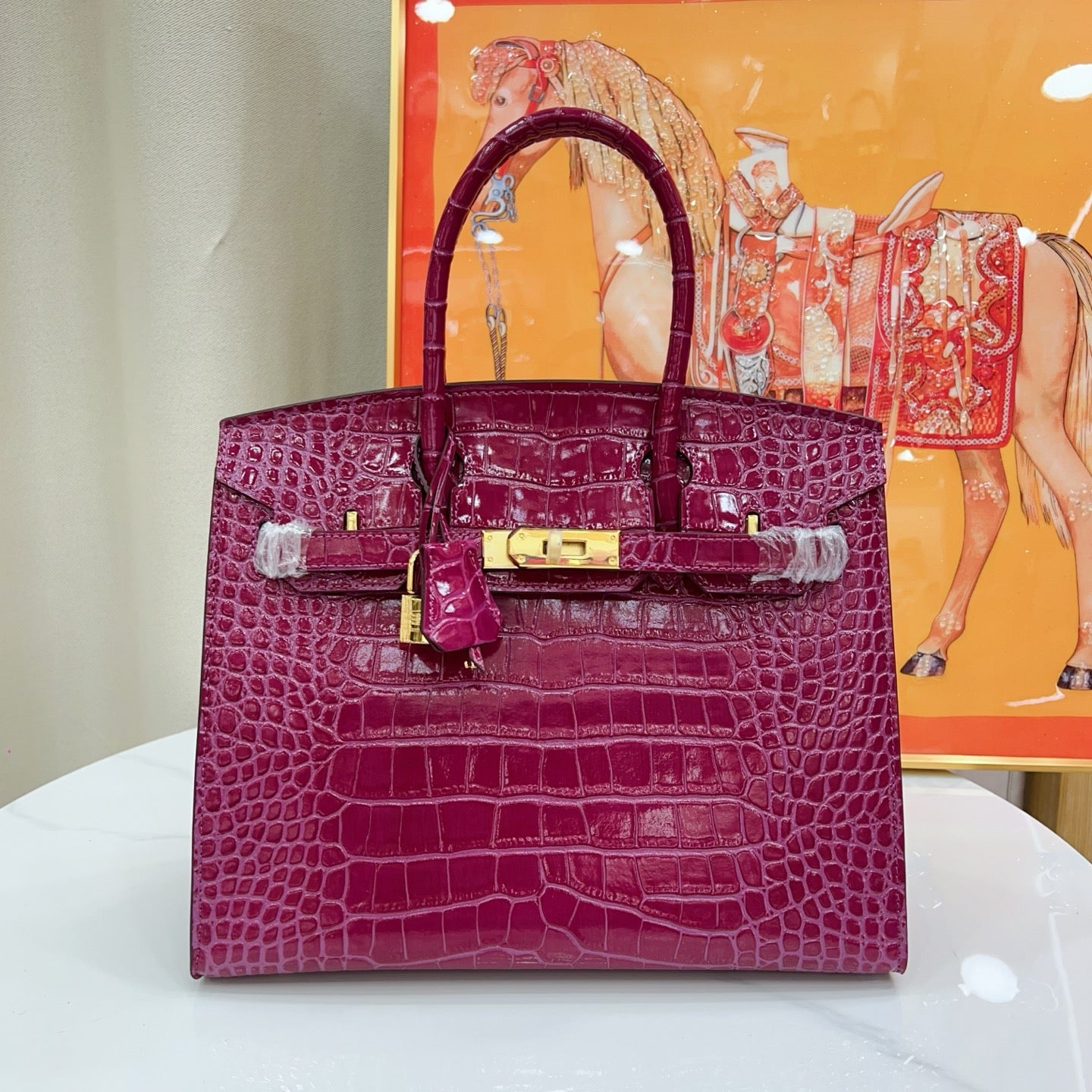 HERMÈS BIRKIN 30CM CROCODILE GOLD HARDWARE - 1:1 HIGH END