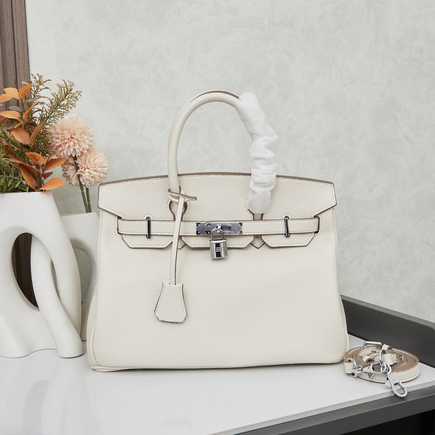 HERMÈS BIRKIN 30 EPSOM GRIS ASPHALT HAND TASTHE - 1:1 HIGH END