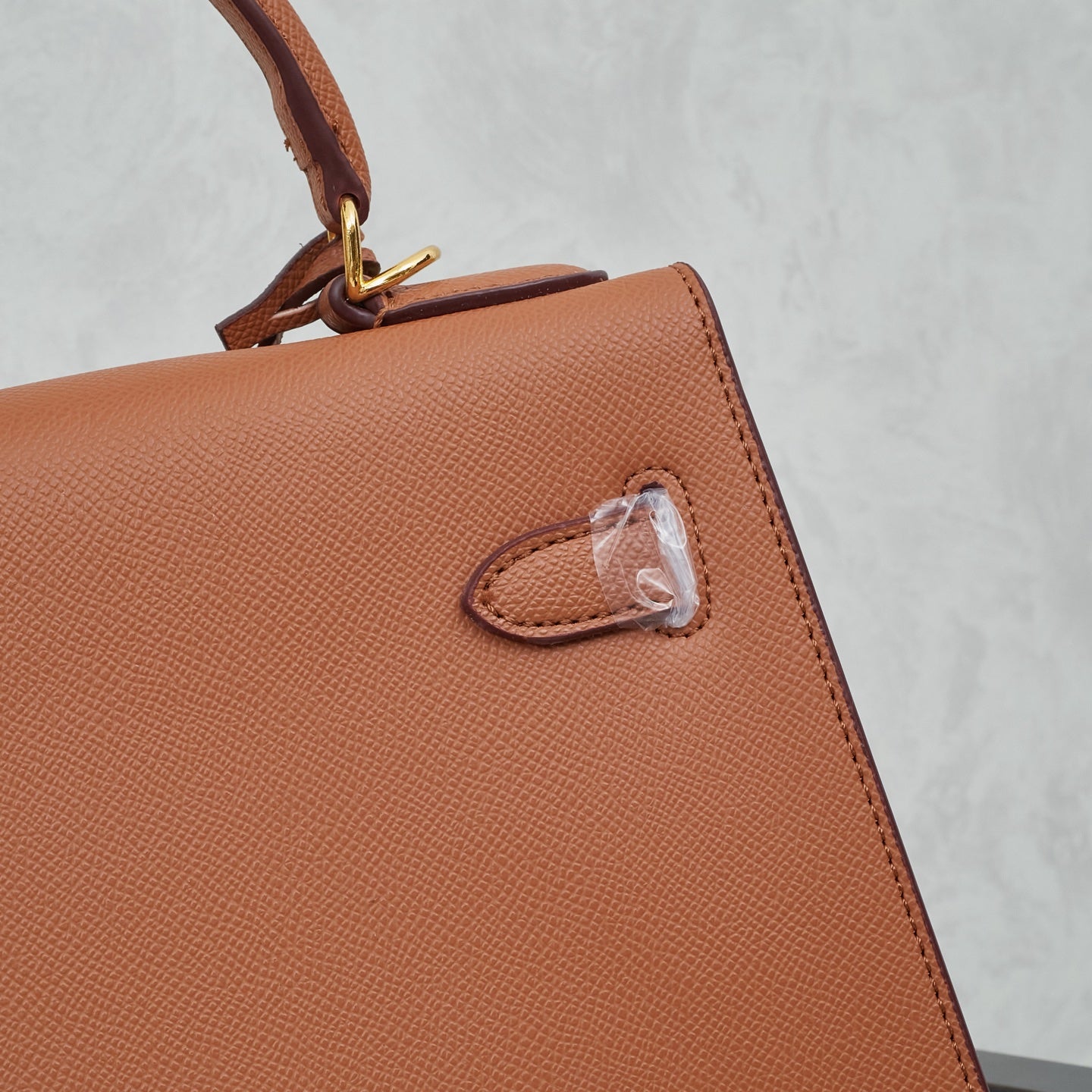 HERMÈS SCHULTERTASCHE KELLY 28CM FEU RETOURNE GOLD - 1:1 HIGH END