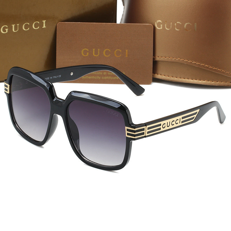 GUCCI GEOMETRIC LOGO SUNGLASSES – FULL SET – 1:1 HIGH END
