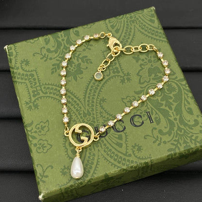 GUCCI GG MARMONT CRYSTAL BRACELET – Full Set - 1:1 HIGH END