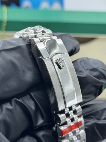 ROLEX DATE JUST - BLACK DIAMOND - OYSTER - 41MM U1 FACTORY - AUTOMATIK