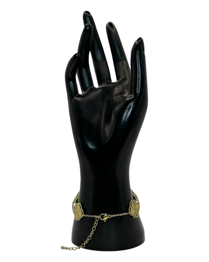 Van Cleef & Arpels Alhambra Armband mit Kleeblättern Gold