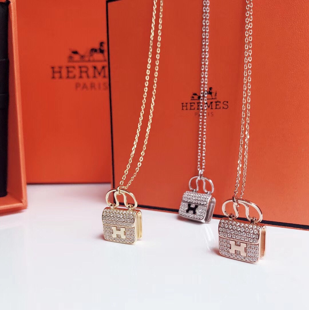 HERMÈS Amulettes Constance NECKLACE – Full Set  - 1:1 HIGH END