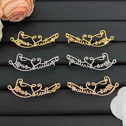 LOUIS VUITTON LV SCRIPT HOOPS – FULL SET - 1:1 HIGH END