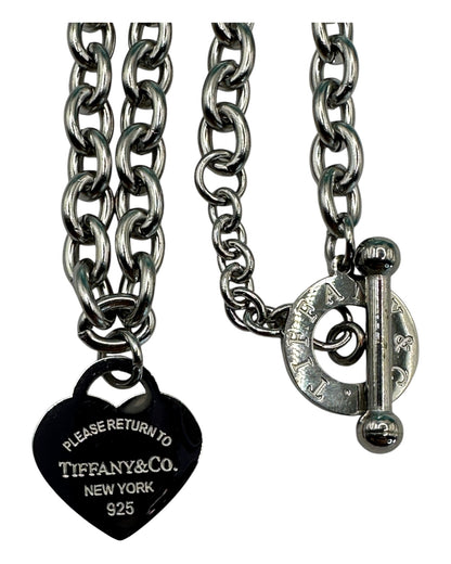 Tiffany & Co. Statement-Halskette mit Herz-Anhänger aus 925 Sterling-Silber