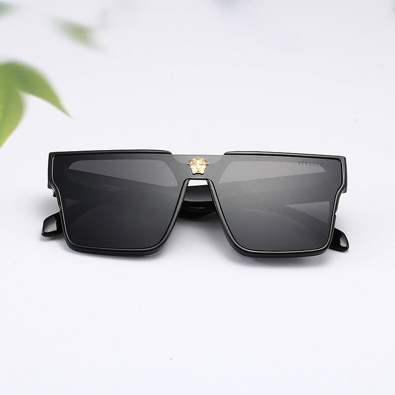 VERSACE GEOMETRIC SHIELD SUNGLASSES – FULL SET – 1:1 HIGH END